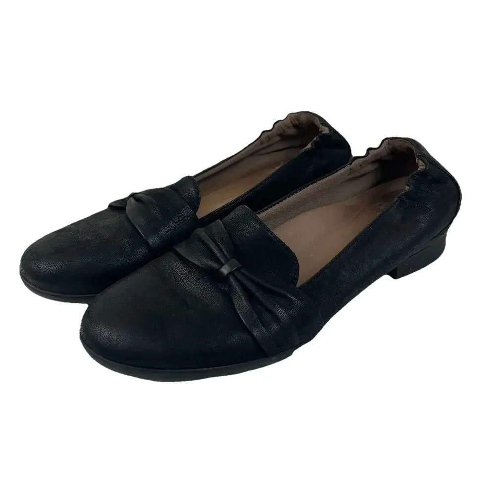 Dansko Karen Burnished Nubuck Leather Slip On Loafer Womens 38 US 7.5/8